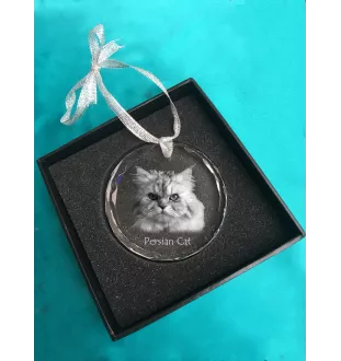 Perski medal kryształowy z kotem Art-Dog