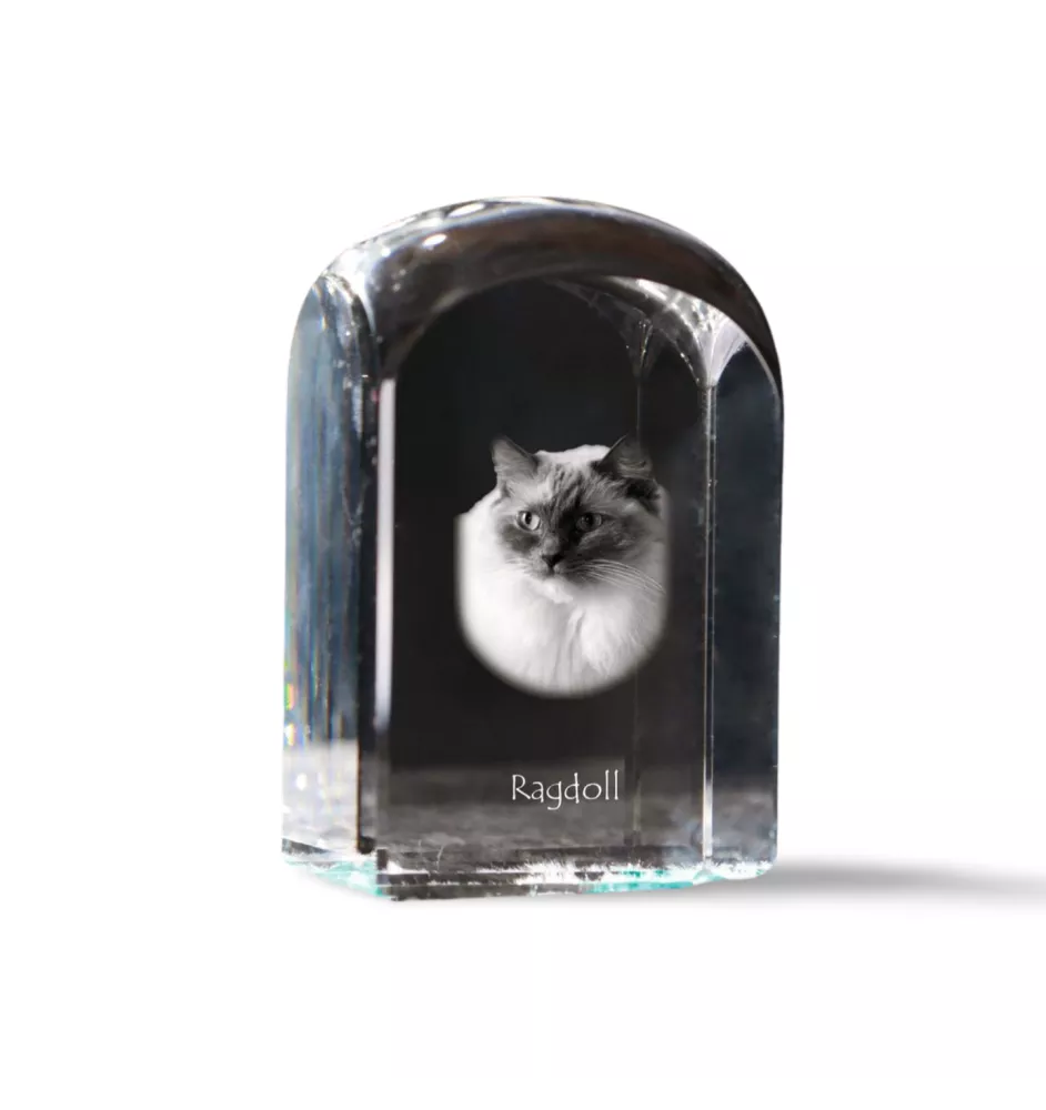 Ragdoll kryształ pieczątka z kotem Art-Dog