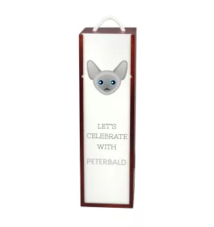 Peterbald pudło na wino z kotem Art-Dog