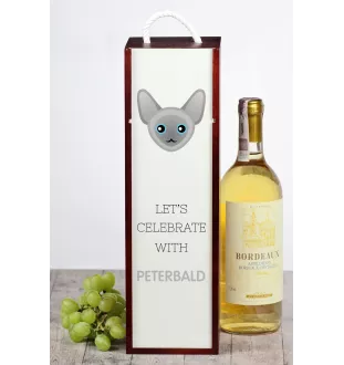 Peterbald pudło na wino z kotem Art-Dog