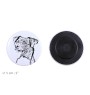 Danish-Swedish Farmdog - magnet with a dog's pupil, exceptionally light, strong magnet, handmade product by the Art-Dog brand