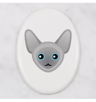 Peterbald płyta nagrobna z kotem Art-Dog