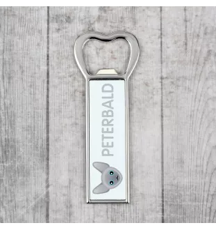 Peterbald - bottle opener with the graphics and logo of the Art-Dog brand