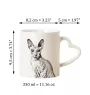 Peterbald Tasse mit Katze, entzückende Tasse mit herzförmigem Henkel, universelles Geschenk der Marke Art-Dog