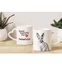 Peterbald - tasse avec un chat, une tasse adorable avec une anse en forme de cœur, un cadeau universel de la marque Art-Dog