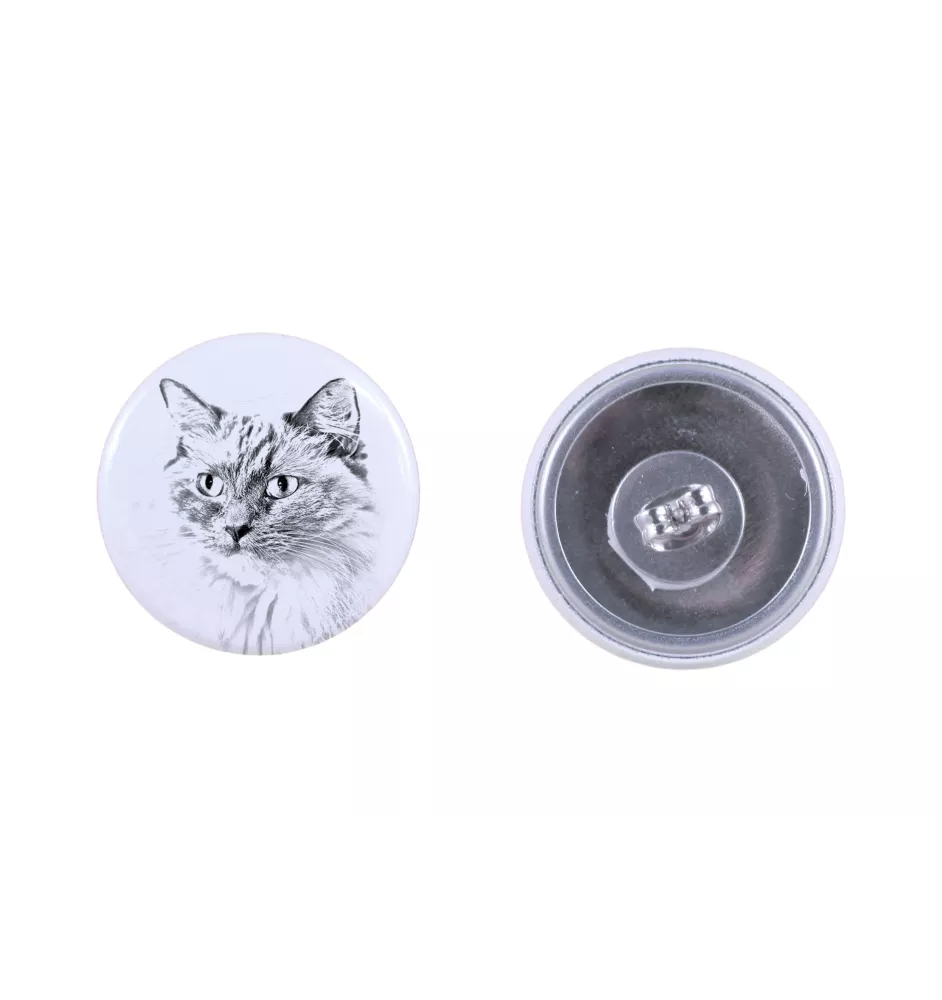 Ragdoll - Ohrringe mit geliebter Katze, eigenes Foto, perfektes Accessoire für Katzenliebhaber von der Marke Art.-Dog