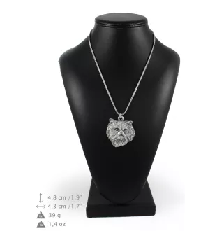 Perserkatze - Halskette mit Katze, Katzenanhänger an einer Silberkette, einzigartiger Schmuck der Marke Art-Dog