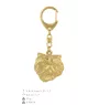 Persian Cat - keychain and necklace with a cat in a box, high-quality gold-plated product, Art-Dog brand