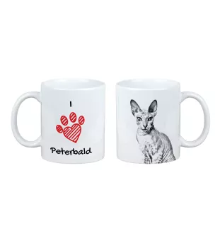 Peterbald - Tasse mit Katze, entzückende Tasse mit Grafik, Geschenk mit Ihrem Foto von der Marke Art-Dog