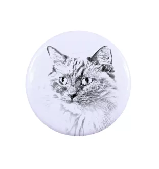 Ragdoll Rucksack decoration, personalized badge, perfect gadget for animal lovers from the Art-Dog brand