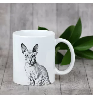 Peterbald - tasse avec un chat, une tasse joyeuse pour les amoureux des chiens, un cadeau personnalisé de la marque Art-Dog
