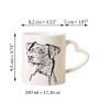 Chien de ferme dano-suédois - tasse avec chien, une tasse adorable avec une anse en forme de cœur, un cadeau universel de la marque Art-Dog