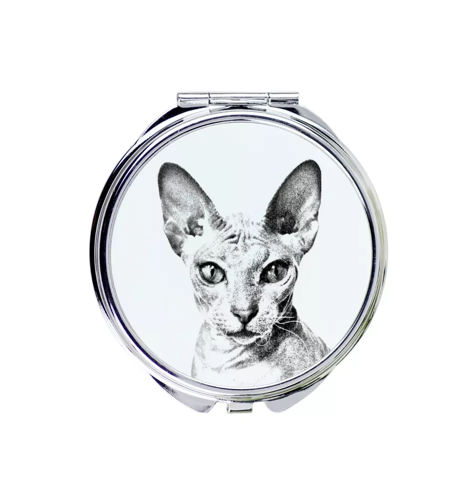 Peterbald lusterko ze zdjęciem kota Art-Dog