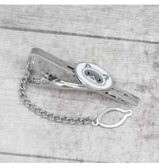 Ragdoll - eleganter Metallschlüsselanhänger von Art-Dog als Geschenk