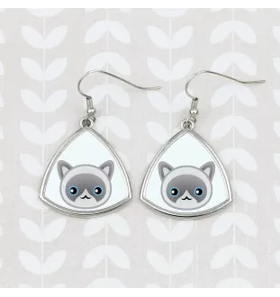 Ragdoll - elegante Metall-Ohrringe als Geschenk der Marke Art-Dog