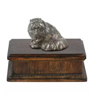 Perser - Urne für Katzenasche, klassische Urne mit Statuette, elegante Urne mit Katze der Marke Art-Dog
