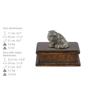 Perser - Urne für Katzenasche, klassische Urne mit Statuette, elegante Urne mit Katze der Marke Art-Dog