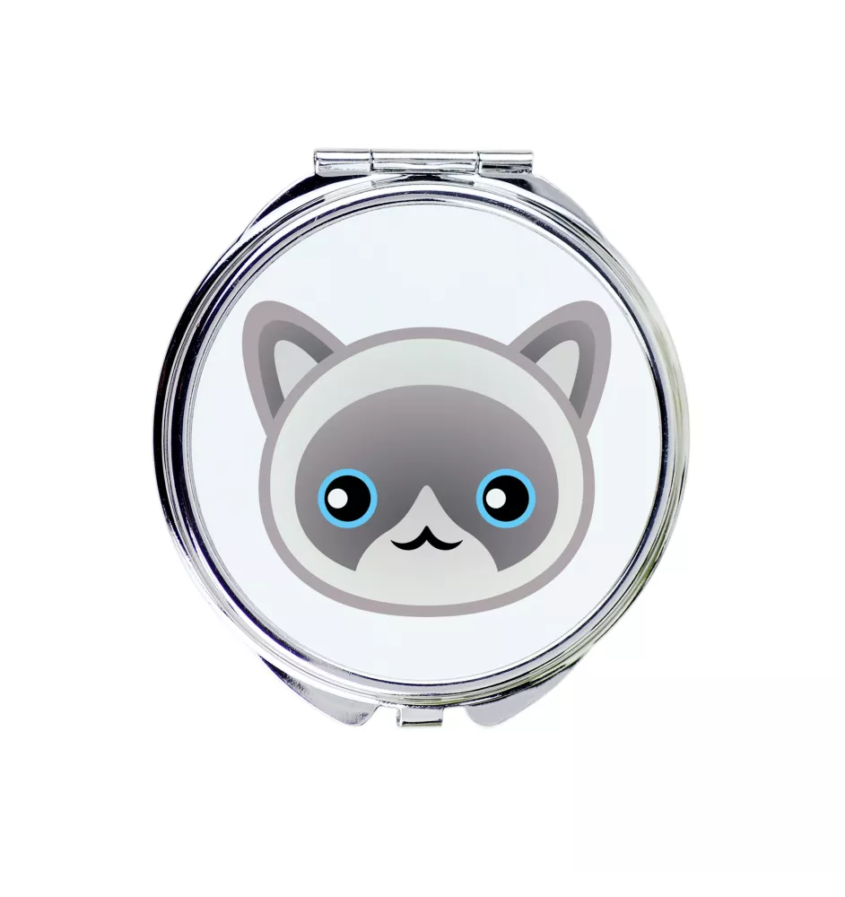 Ragdoll - pocket mirror for a purse by Art-Dog
