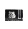 Chat persan - Porte-stylos, organiseur en cristal avec photo de chat, décoration de bureau unique par la marque Art-Dog