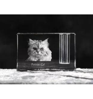 Perski penholder kryształowy z kotem Art-Dog