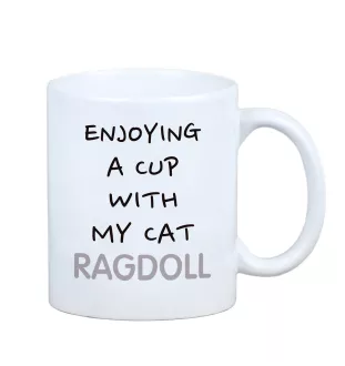 Ragdoll - mug with graphics and the logo of the Art-Dog brand