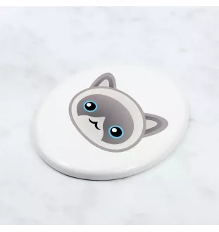 Ragdoll - une plaque funéraire en céramique avec une illustration et un texte de la marque Art-Dog