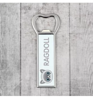 Ragdoll - bottle opener with the graphics and logo of the Art-Dog brand