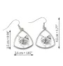 Ragdoll - cat earrings, hanging earrings with a picture, personalized jewelry with Art-Dog brand print.