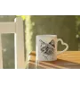 Ragdoll Tasse mit Katze, entzückende Tasse mit herzförmigem Henkel, universelles Geschenk der Marke Art-Dog