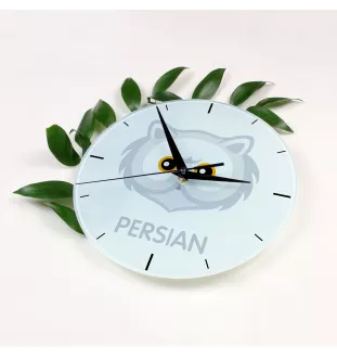 Persian - MDF clock with graphics and the Art-Dog brand name