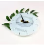 Persian - MDF clock with graphics and the Art-Dog brand name
