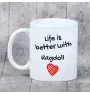 Ragdoll - tasse avec un chat, tasse avec une photo, cadeau personnalisé de la marque Art-Dog