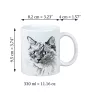 Ragdoll - cup with a cat, cute cup with graphics, a gift with your photo from the Art-Dog brand