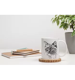 Ragdoll - Tasse mit Katze, entzückende Tasse mit Grafik, Geschenk mit Ihrem Foto von der Marke Art-Dog