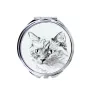 Ragdoll - miroir de poche avec un chat, miroir personnalisé pour sac à main, miroir compact avec impression de la marque Art-Dog