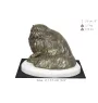 Chat persan - statuette de chat, figurine sur une base blanche, trophée pour une exposition canine de la marque Art-Dog