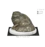 Chat persan - statuette de chat, figurine en marbre blanc, trophée pour une exposition canine de la marque Art-Dog