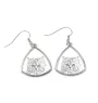 Persian Cat - cat earrings, hanging earrings with a picture, personalized jewelry with Art-Dog brand print.
