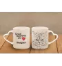 Persan - tasse avec un chat, une tasse adorable avec une anse en forme de cœur, un cadeau universel de la marque Art-Dog