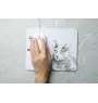 Bleu russe - tapis de souris imprimé, tapis de souris personnalisé avec un chat, un gadget unique pour un employé de bureau de la marque Art-Dog
