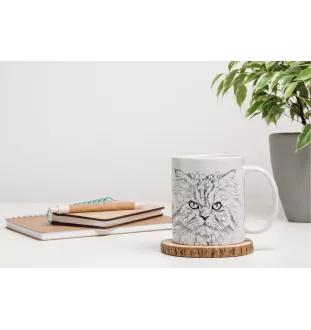 Persian - cup with a cat, cute cup with graphics, a gift with your photo from the Art-Dog brand
