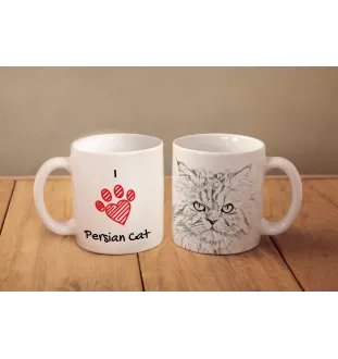 Perser - Tasse mit Katze, entzückende Tasse mit Grafik, Geschenk mit Ihrem Foto von der Marke Art-Dog