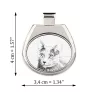 Russian Blue - cat necklace, personalized pendant with a photo, unique necklace for women and men by Art-Dog brand