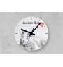 Bleu russe - horloge murale avec un chat, horloge de table avec impression, décoration personnalisée de la maison de la marque Art-Dog