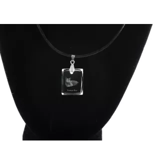 Russisch Blau - Crystal cat pendant, photo necklace, unique jewellery by Art-Dog