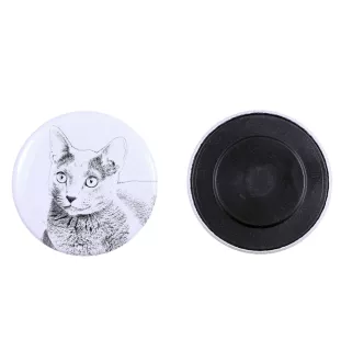 Kot rosyjski niebieski magnes z kotem duży Art-Dog