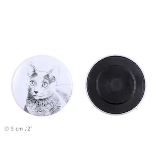 Kot rosyjski niebieski magnes z kotem duży Art-Dog