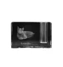 Russisch Blau - Stifthalter, Kristallorganizer mit Katzenfoto, einzigartige Schreibtischdekoration der Marke Art-Dog