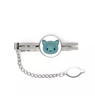 Bleu russe - élégant porte-clés en métal pour cadeau de la marque Art-Dog