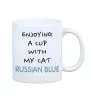 Russian Blue - mug with graphics and the logo of the Art-Dog brand